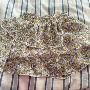 Katie J NYC Floral Print girls Skirt
